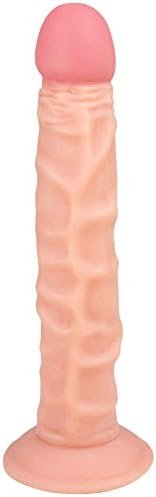 Realistic Suction Cup Dildo - Hands-Free Or Strap On Compatible - Lifelike Veins And Tip For Vaginal Penetration - Image 2