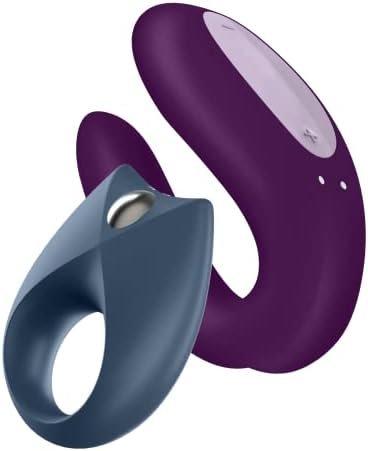 Satisfyer Partner Box 2 | Cock Ring | Partner Vibrator | Double Joy | Royal One | Connect App | Waterproof (Ipx7) | Rechargeable Battery | Skin-Friendly Silicone