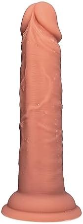 7 Inch Realistic Soft Liquid Silicone Dildo,Beginners Lifelike Standard Realistic Penis, G-Spot And Anal Dildo Stimulation Sex Toys,Hands-Free Strong Suction Cup Dildo For Women Men &Couple（Flash）