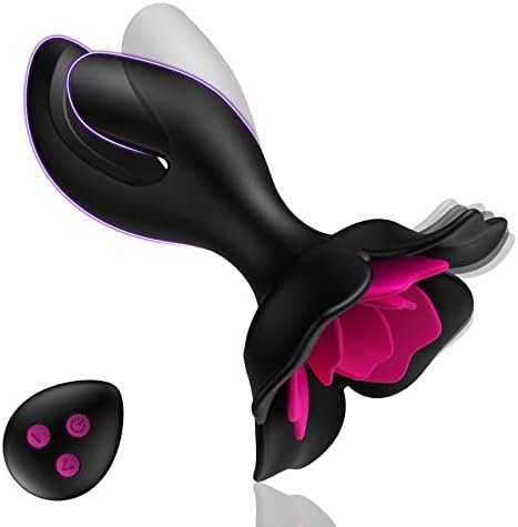 Anal Plug Vibrator Sex Toys - Ohtop Expanding Vibrating Butt Plug With 10 Vibration Modes & Rose Toys G Spot Vibrators Anal Toys Prostate Massager Adult Toys With Multiple Plays For Men Women Couples