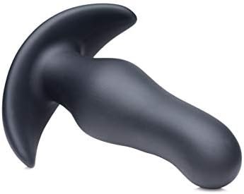 Lynx Curved Banger Silicone Anal Plug - Black - Image 2