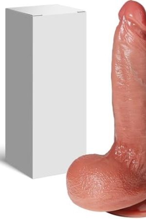 Realistic Dildo For Beginners 8.8 "Huge Silicone Dildo, Efgove Realistic Penis With Strong Suction Cup For Hands-Free Play, G Spot Stimulation Dildos Anal Sex Toys For Women Man And Couple
