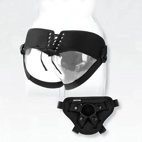 Doc Johnson Vac-U-Lock Platinum - Corset Harness With Vac-U-Lock Plug And 3 Different Sized O-Rings - Compatible With O-Ring And Vac-U-Lock Dildos - Accomodates Up-To 60" Waist - Image 3