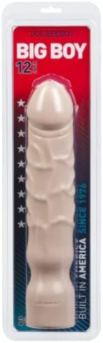 Doc Johnson Classic - Big Boy - Thick 12 Inch - Dildo - Black - Image 3