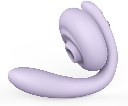 Tracy'S Dog Sucking Vibrator, Bendable Sex Toys For Clitoral G Spot Stimulation, 2 In 1 Vibrating Adult Toy For Women Couple, Rabbit Vibrators With 10 Suction And Vibration Patterns, Og Flow