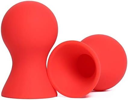 Silicone Nipple Suckers, Sucking Body Massage Rubber Couple Funny Breast Pump Suction Cups For Sensitivity Enhancement Pleasure Sex Beginners Friendly