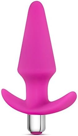 Blush Discover - 10 Vibration Modes Platinum Puria Silicone Anal Plug - 5" Tapered Plug For Comfort - Satin Smooth Ultrasilk - Anchortech & Stayput Design - Ipx7 Waterproof - For Women, Men - Black - Image 3