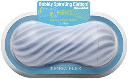 Tenga Flex Bubbly Blue Reusable Male Masturbator (Mov-003) - Image 2