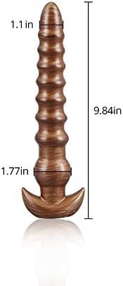 Anal Beads Butt Plugs Beginners Anal Plug Trainer Kit With Narrow Flared Base For Comfortable Long-Term Wear G-Spot Stimulation Adult Sex Toy For Women Men Couple (Large) - Image 2
