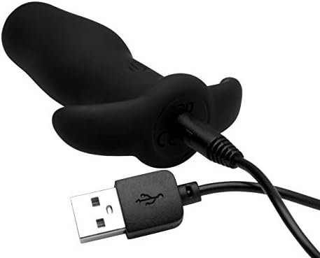 Lynx Silicone Anal Plug With Remote Control - Black - Image 2