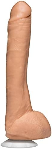 Doc Johnson Signature Series - Kevin Dean - Realistic 12.5 Inch Firmskyn Dildo With Removable Vac-U-Lock Suction Cup - F-Machine & Harness Compatible - For Adults Only, Vanilla