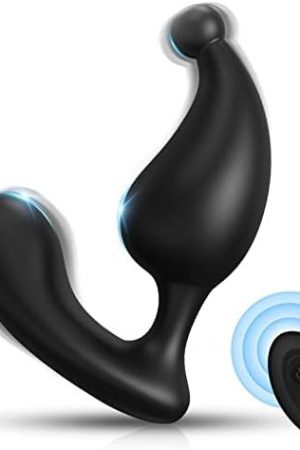 Anal Plug Vibrator Prostate Massager - Remote Control Anal Butt Plug Vibrator With 10 Vibrating Modes Sex Toys, Waterproof Adult Anal Toys For Men Women Pleasure