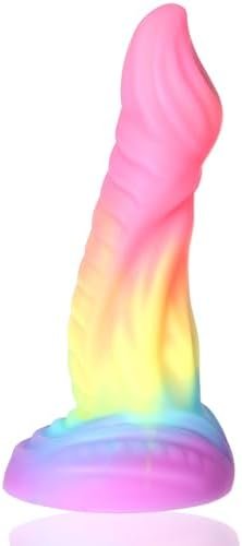Sweetlory Dragon Dildo Sex Toys, Monster Dildo With Barbs For Vaginal&Anal, Handheld Fantasy Dildos, Weird Silicone Butt Plug About Knot, Prostate Massager Sex Toys For Adults (Style7)