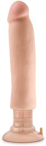 Blush Au Naturel - 11" Long Thick Soft Dual Density Powerful Realistic Bendable Vibrating Dildo For Men Women - Beige - Image 2