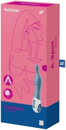 Satisfyer A-Mazing 1 A-Spot Vibrator For Women - Vibrating Dildo, G-Spot Stimulator, Sex Toy With Curved, Ergonomic Shape, Flexible Tip - Waterproof, Rechargeable (Berry) - Image 3