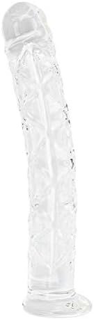 Diamond Dildo Butt Plug, Eastern Delights 7.5 Inches Glass Pleasure Wand Crystal Massager
