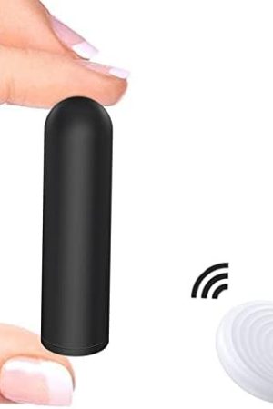 Women Sex Bullet, Wireless Remote Control Clitoral G Spot Female Sex Pleasure Vibrators - Black