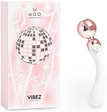 Woo More Play Disco Stick- Vibez - Personal Massager - Portable With Travel Case - Handheld And Cordless - Water Resistant