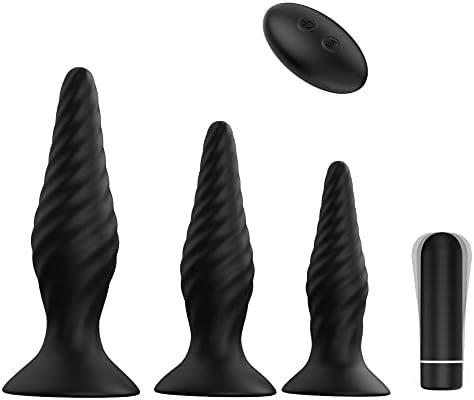Juntame Vibrating Butt Plug - Anal Sex Toy Dildo Soft Liquid Silicone Anal Vibrator Waterproof For Men Women