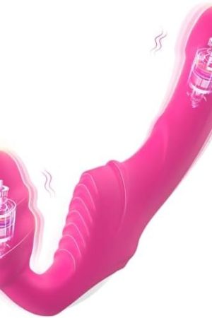G-Spot Vibrator Sex Toys For Women - 2 In 1 Vibrators Dildo Rose Sex Toy For Woman Vibrating Toys Dildos Adult Toy With 9 Vibration Modes, Waterproof Clitoral Nipple Stimulator Anal Plug For Couples