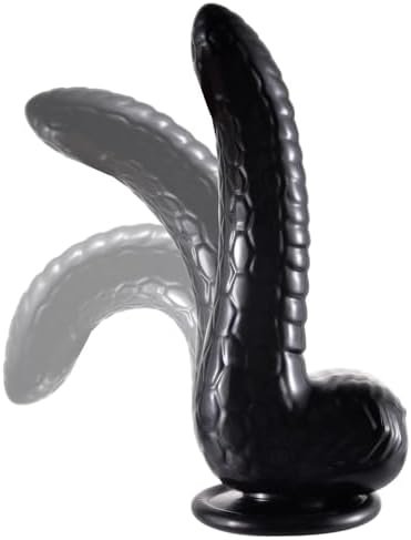 Anal Dildo Sex Toy For Women, Realistic Dildo G Spot Stimulation With Strong Suction Cup, Lifelike Jelly Dildo Vagina Penis Dildo Butt Plug For Female Men Masturbating (Black) - Image 3