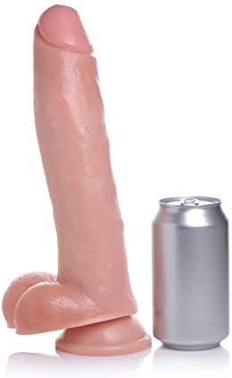 Lynx 11 Inch Dildo With Balls - Light - Image 2