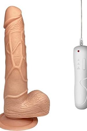 Realistic Dildo For Women With Strong Suction Cup, 6 Vibration Modes Vibrator For Spot Clitoral Anal Stimulation