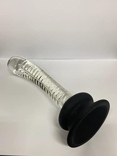 Glass Dildo Adult Toys & Games Plugs Butt Anal Sex Toys - Anal Butt Plug For G Spot Stimulation Male Female Glass Massager (White) - Image 2