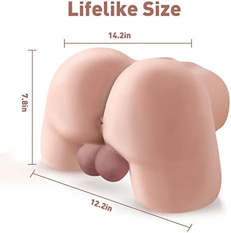 Life Size Sex Doll Full Size Sex Doll Torso Male Masturbator With Testicles And Anus, Male Sex Doll Gay Sex Dolls Realistic Butt Toy Big Ass Plump Hips Male Sex Toys For Gay Men Masturbation, 21Lb - Image 2