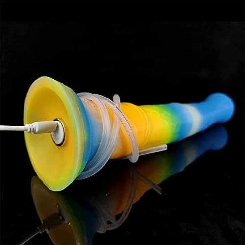 Remote Control Vibrating Silicone Dildo Ejaculating Dildo, Realistic Luminous Squirting Dildo Vibrator With 10 Vibration Modes, Lifelike Horse Dildo Suction Cup Dildo, Anal Sex Toy - Image 3