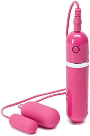 Lovehoney Bedtime Double Bullet Vibrator - Wired Remote Controlled Bullet Vibrator For Women - Mini Bullet Vibrator With 7 Vibration Patterns & 3 Speeds - Pink