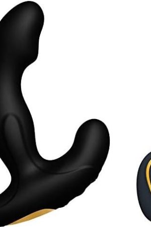 Male Prostate Anal Vibrators Unisex Massager With 12 Stimulation Patterns And 2 Powerful Motors, Sxovo Vibrating G-Spot Waterproof Smooth Silicone Sex Toy For Men, Women And Couples