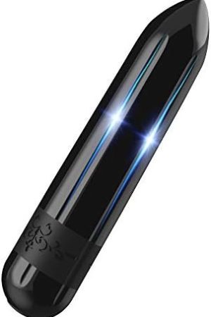 Bullet G-Spot Vibrator,Dildo Nipple Clitoral Stimulator With Usb Rechargeable - 9 Modes Waterproof Anal Massager Adult Sex Toys For Women & Men (Black, 7)
