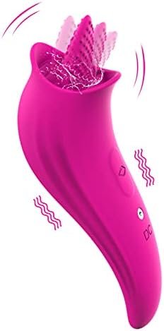 Tongue Vibrator Sex Toys For Women- G Spot Vibrator Nipple Stimulator Adult Toys With 8 Tongue Licking Modes Waterproof Adult Sex Toys For Women