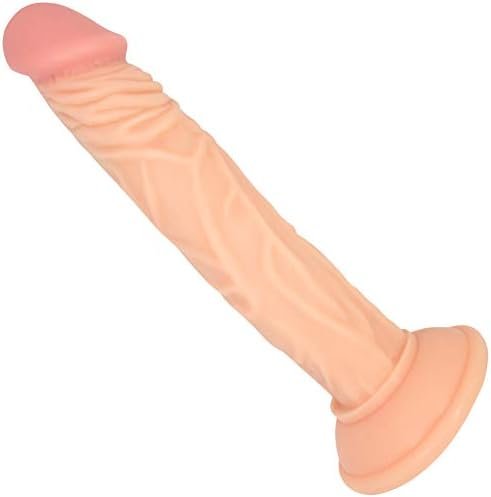 Realistic Suction Cup Dildo - Lifelike Feel And Texture - Vaginal And G Spot Stimulator Adult Sex Toy