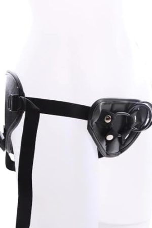 Asnoknae Strap On Harness, Strapon Dildo Sex Toys For Couples, Adjustable Strapless And Wearable Dildo Harness With 3 Different Sized O-Rings, Larger And Wider Comfort Back Strap, Maximum Waist 59"