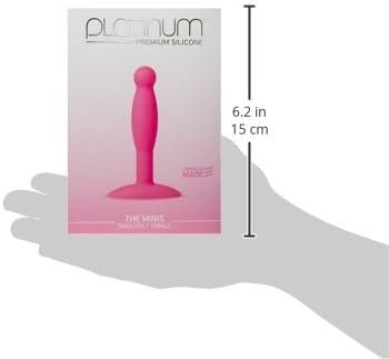Doc Johnson Platinum Premium Silicone - The Minis - Smooth - Small - 3.3 In. Long And 0.7 In. Wide - Butt Plug - Petite Anal Toy - Great For Beginners - Black - Image 3