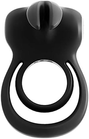 Vedo Thunder Bunny Rechargeable Vibrating Couples C-Ring, Clitoral Stimulation (Black Pearl) - Image 3