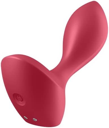 Satisfyer Backdoor Lover Anal Vibrator - Vibrating Anal Plug, Butt Plug With Curved, Probe Body And Wide Base - Suitable For Beginners, Waterproof, Rechargeable (Black)