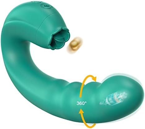 Clitoral Licking Rotating G-Spot Vibrator: 3 In 1 Clit Vibrator With Rotating Anal Dildo & Tongue Toy Licking Support 10 Modes, Wand Nipple Vaginal Massager Adult Sex Toys For Women Couples