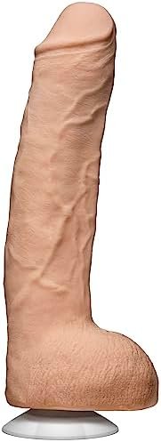 Doc Johnson Signature Series - The Legendary John Holmes - 12 Inch Realistic Ultraskyn Dildo With Removeable Vac-U-Lock Suction Cup - F-Machine & Harness Compatible - For Adults Only, Vanilla