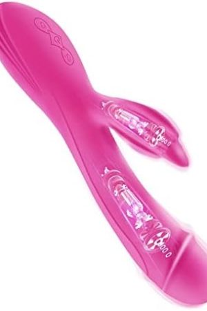Strapless Strap On Dildo, Black Strong Silicone Dual Vibrators With 10 Speed,Rechargeable Double Ended Adult Sex Toys For Women,Men Anal