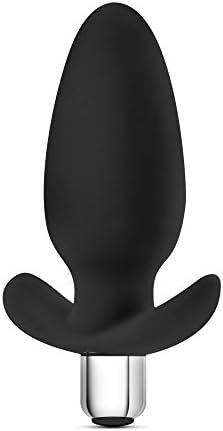 Premium Platinum Silicone Powerful 10 Vibrating Function Waterproof Silicone Anal Anchor Butt Plug - Sex Toy For Women - Sex Toy For Men (Black) - Image 3