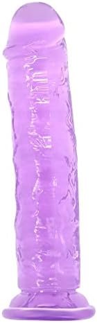 Realistic Dildo - Available In 5 Sizes! Extra Large Purple
