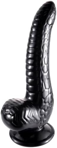 Anal Dildo Sex Toy For Women, Realistic Dildo G Spot Stimulation With Strong Suction Cup, Lifelike Jelly Dildo Vagina Penis Dildo Butt Plug For Female Men Masturbating (Black) - Image 2
