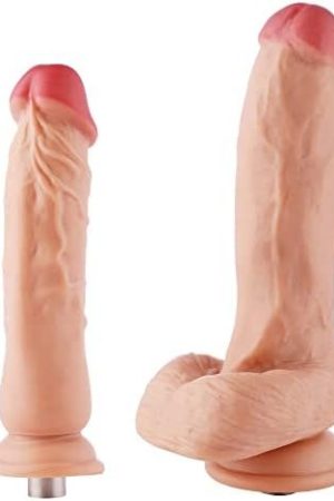Auxfun Sex Machine 3Xlr Attachments Toy For Women/Men Thrusting, Realistic Dildos With 3Xlr Connector Accessories Sex Toys For Love Machines Adult Sensory Toys