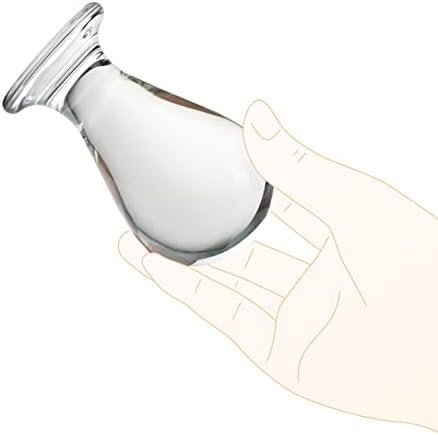 Fst Glass Anal Plug Crystal Dildo Classic Bulb Butt Plug Expansion Anal Masturbation Vagina Massager Unisex Sex Toy Transparent From Beginner To Advanced Player (L) - Image 3