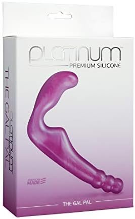 Doc Johnson Platinum Premium Silicone - The Gal Pal - Strapless Strap-On -Purple - Image 3