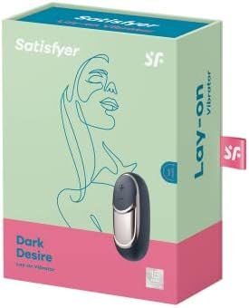 Satisfyer Dark Desire Lay-On Vibrator - Powerful Vibrating Clitoral Stimulator, Personal Massager For Stimulation Of Clitoris And Erogenous Zones - Soft Silicone, Waterproof, Rechargeable - Image 3