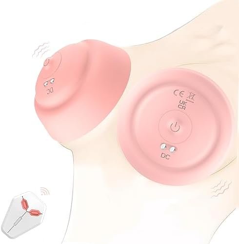 Nipple Toy Vibrator Sex Toys For Women With Remote, Wireless Vibrating Nipple Clamps Sucking Stimulator Massager With 10 Powerful Vibration,Adult Sex Toys & Games For Women Female Couples 1